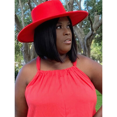 Burnt Tangerine Fedora