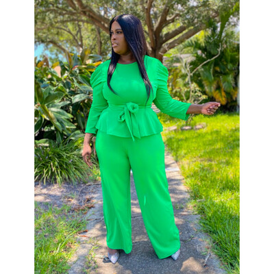 Green light Pants Set