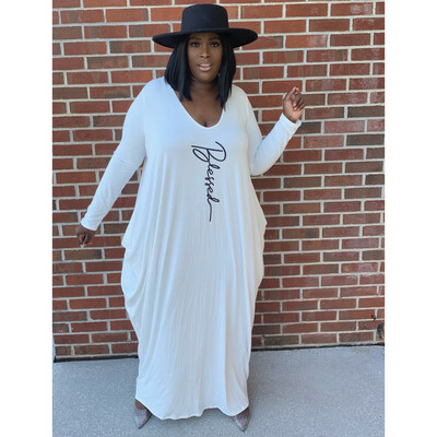 White To Blessed Dress