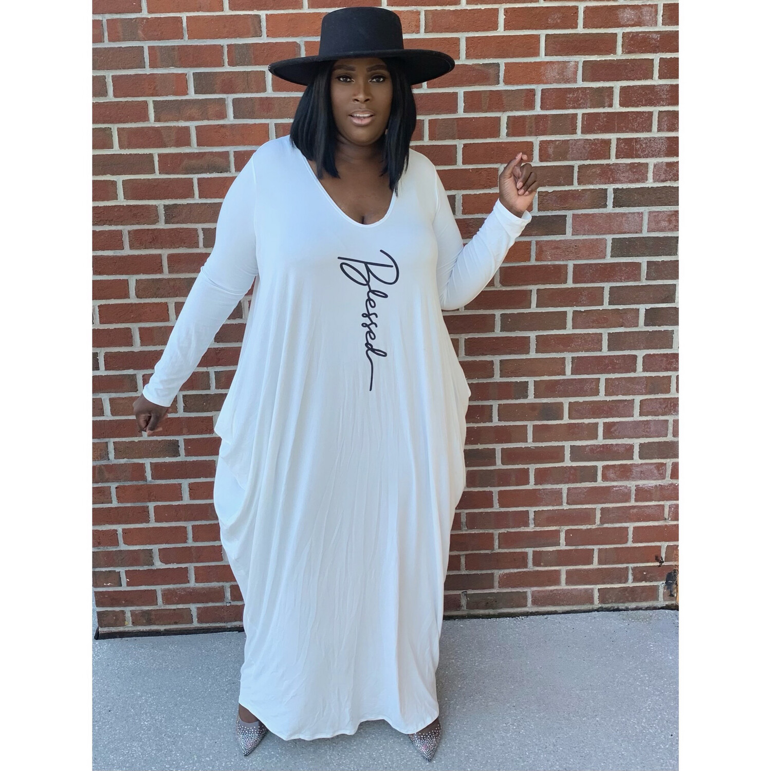 White To Blessed Dress