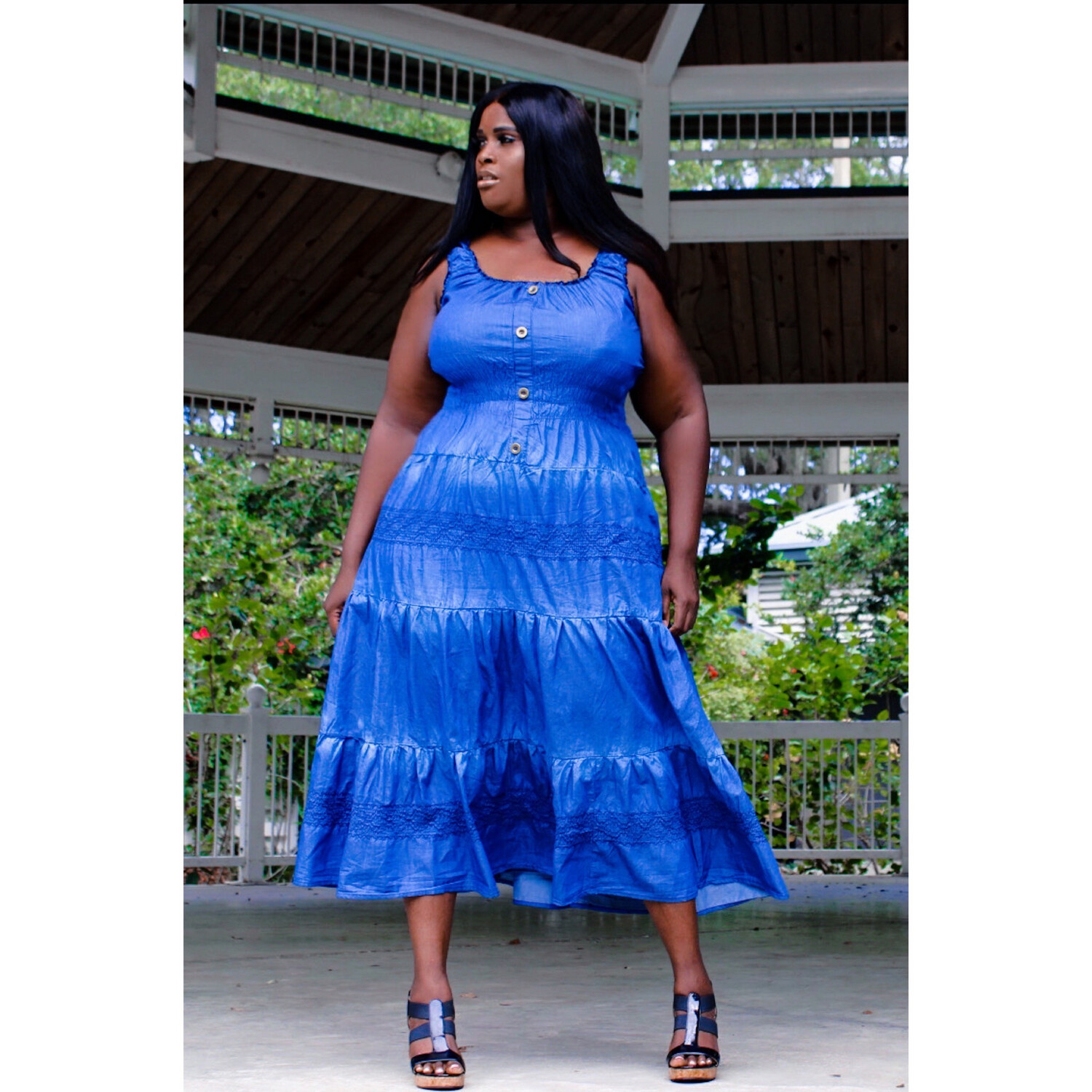 Daisy Denim Summer Dress