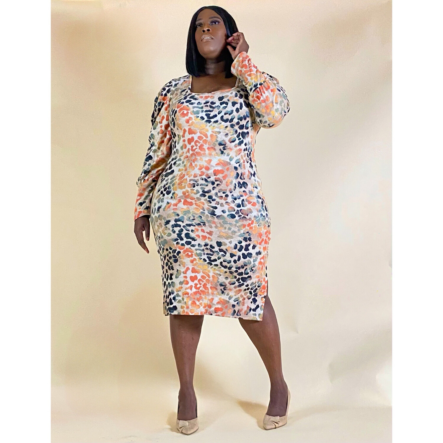 Fallona Leopard Dress