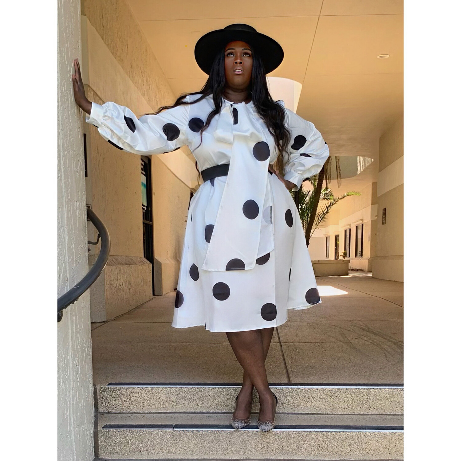 Righteous Polk Dot Dress