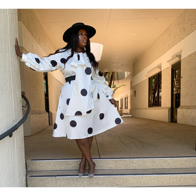 Righteous Polk Dot Dress