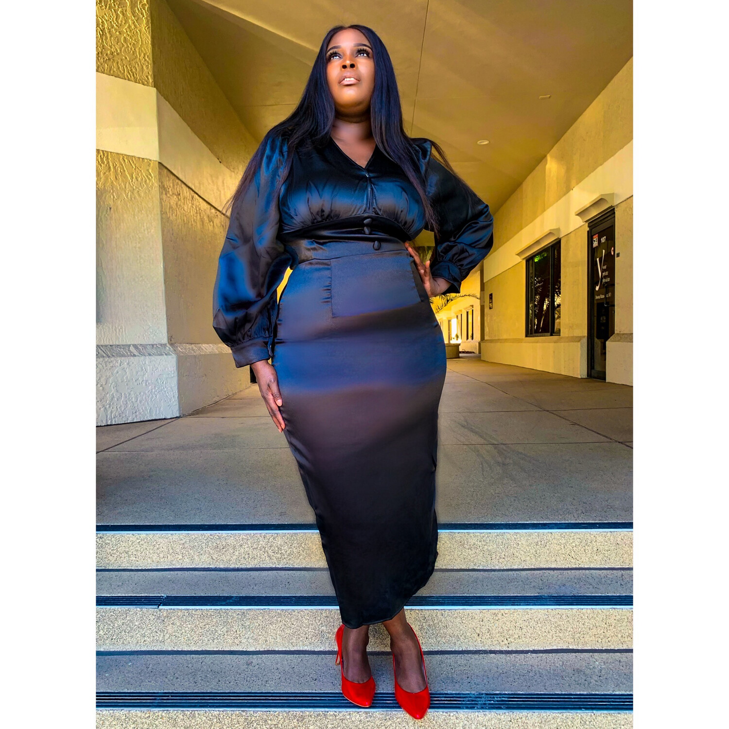 Black Friday Illusion Dress