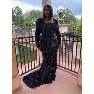 Black Scarlet Runway Gown