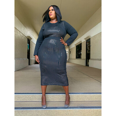Black Sterling Party Dress