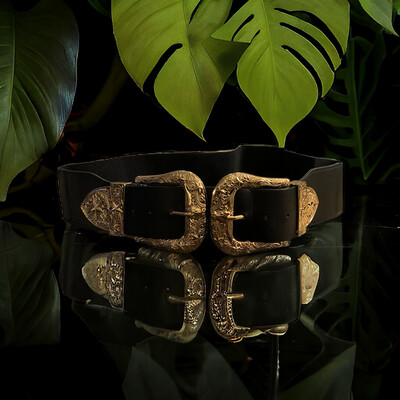Cowgirl Double Buckle Belt