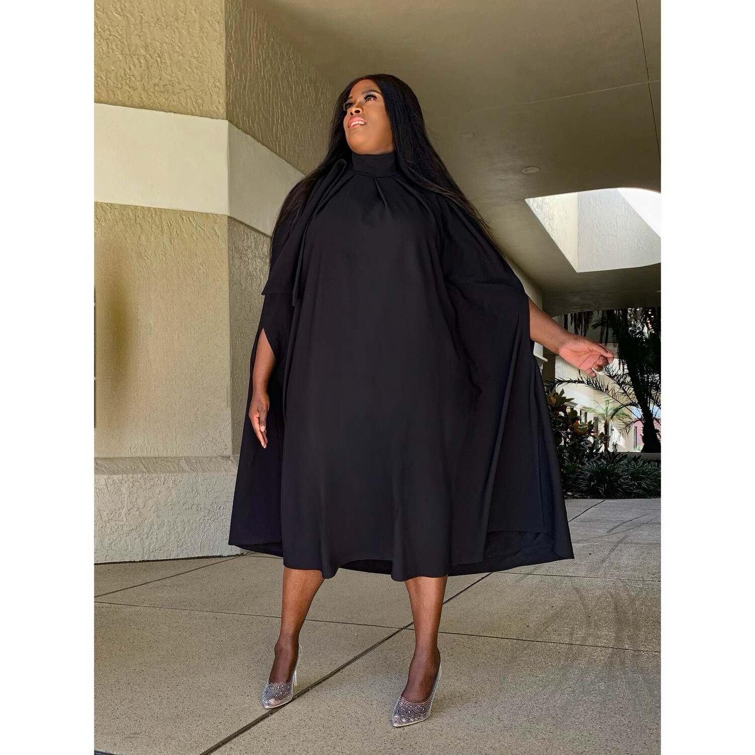 Black Optimistic Baggie Dress