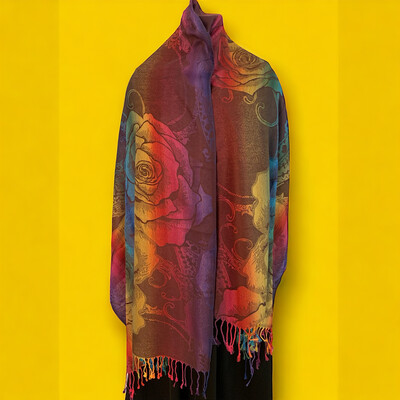 Rainbow Prayer Shawl (A)
