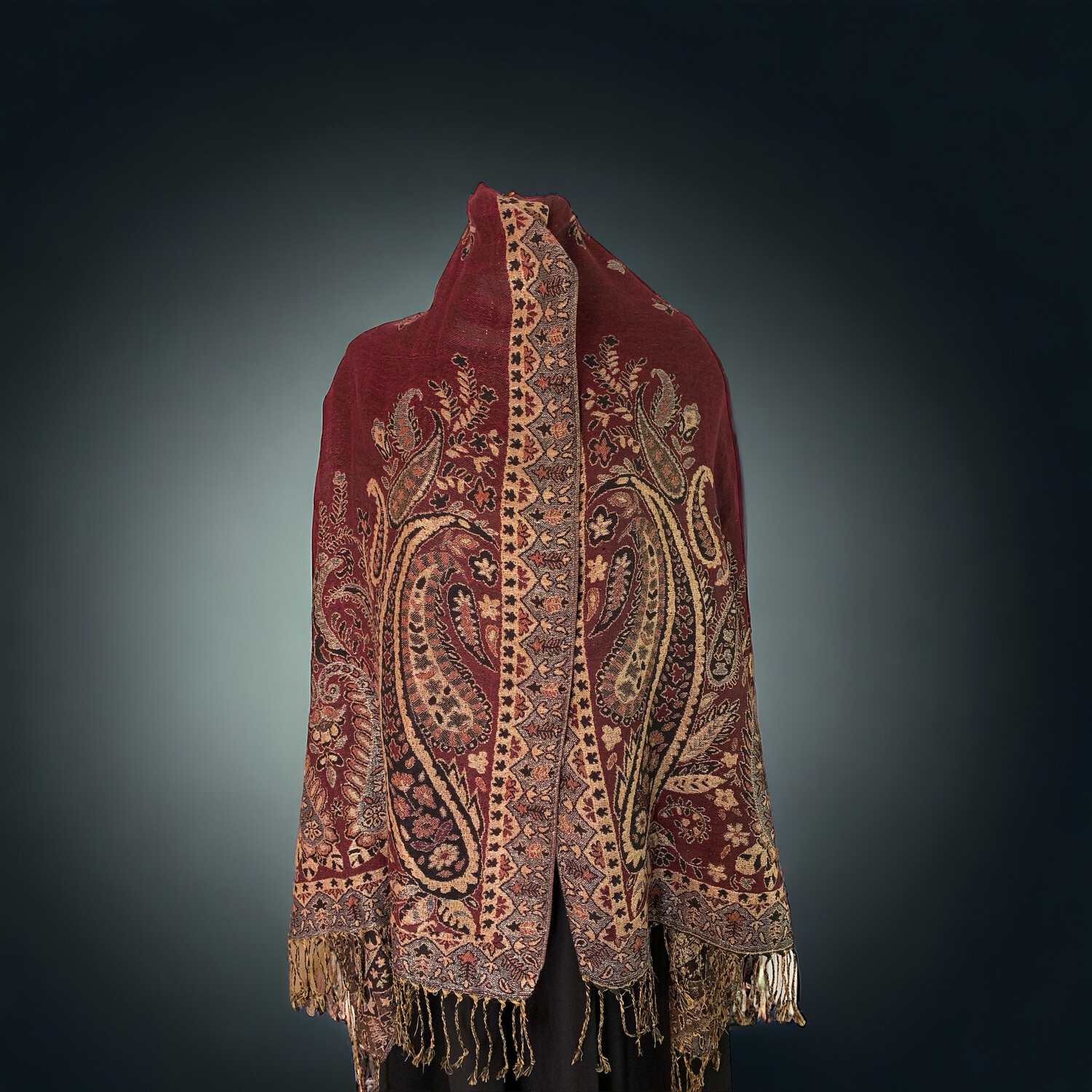 Steller Burgundy Prayer Shawl