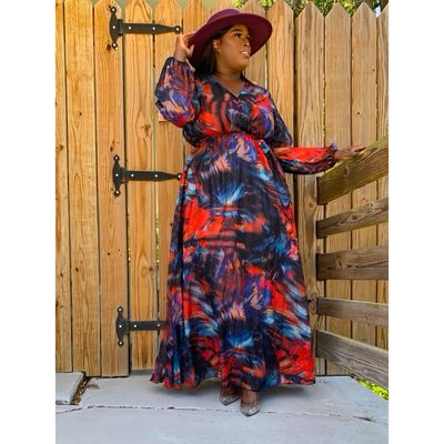 Colorful Maxi Dress