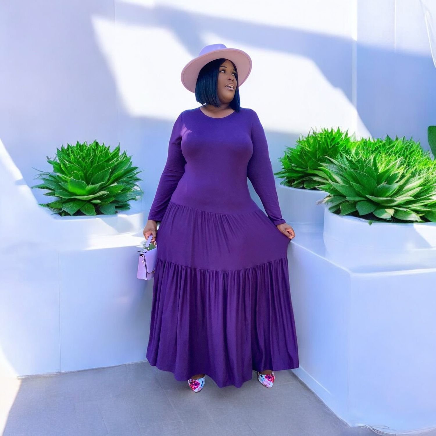 Penelope Violet Dress