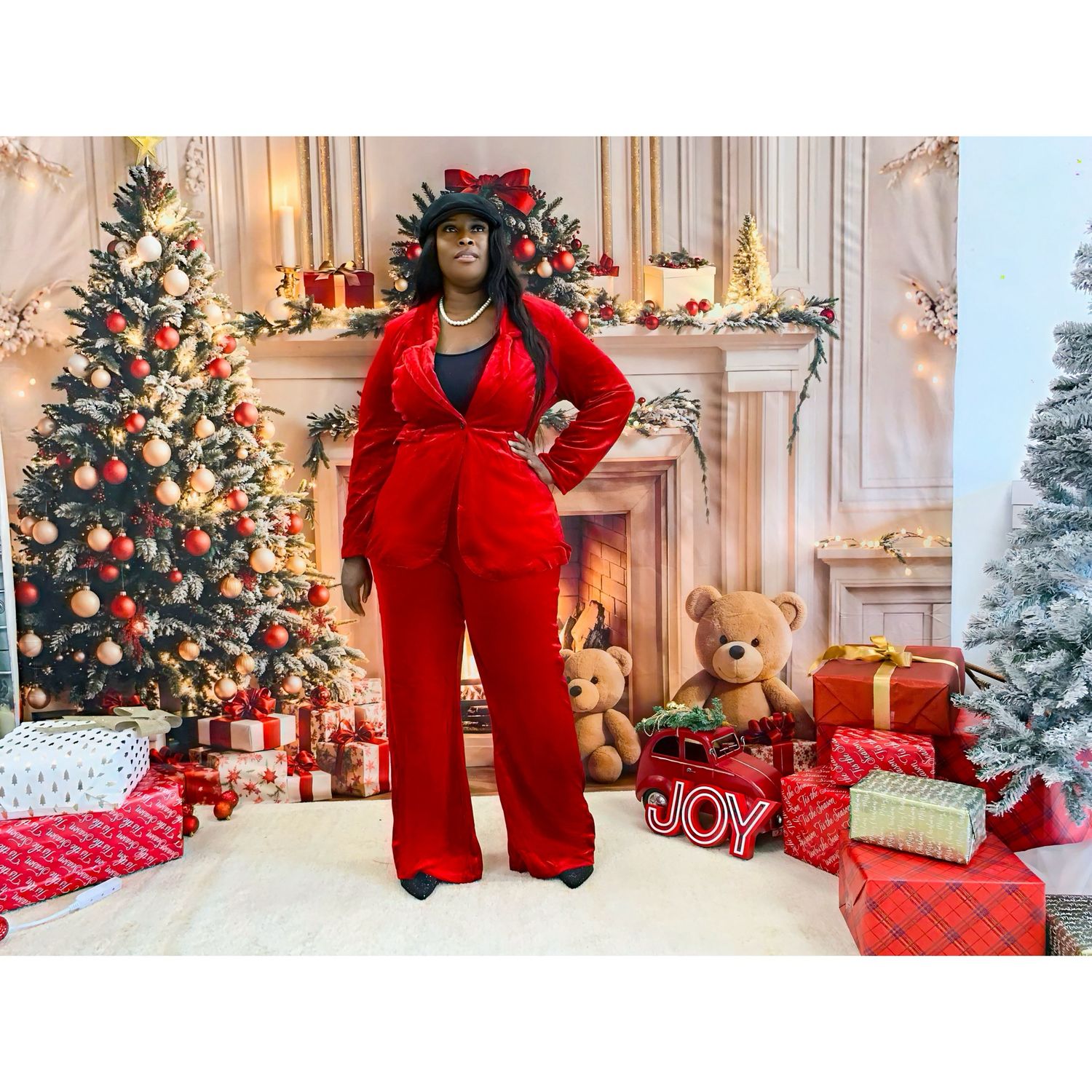 Mrs Clause Two Piece Suit