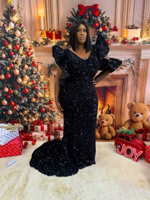 Black Starlette Gown
