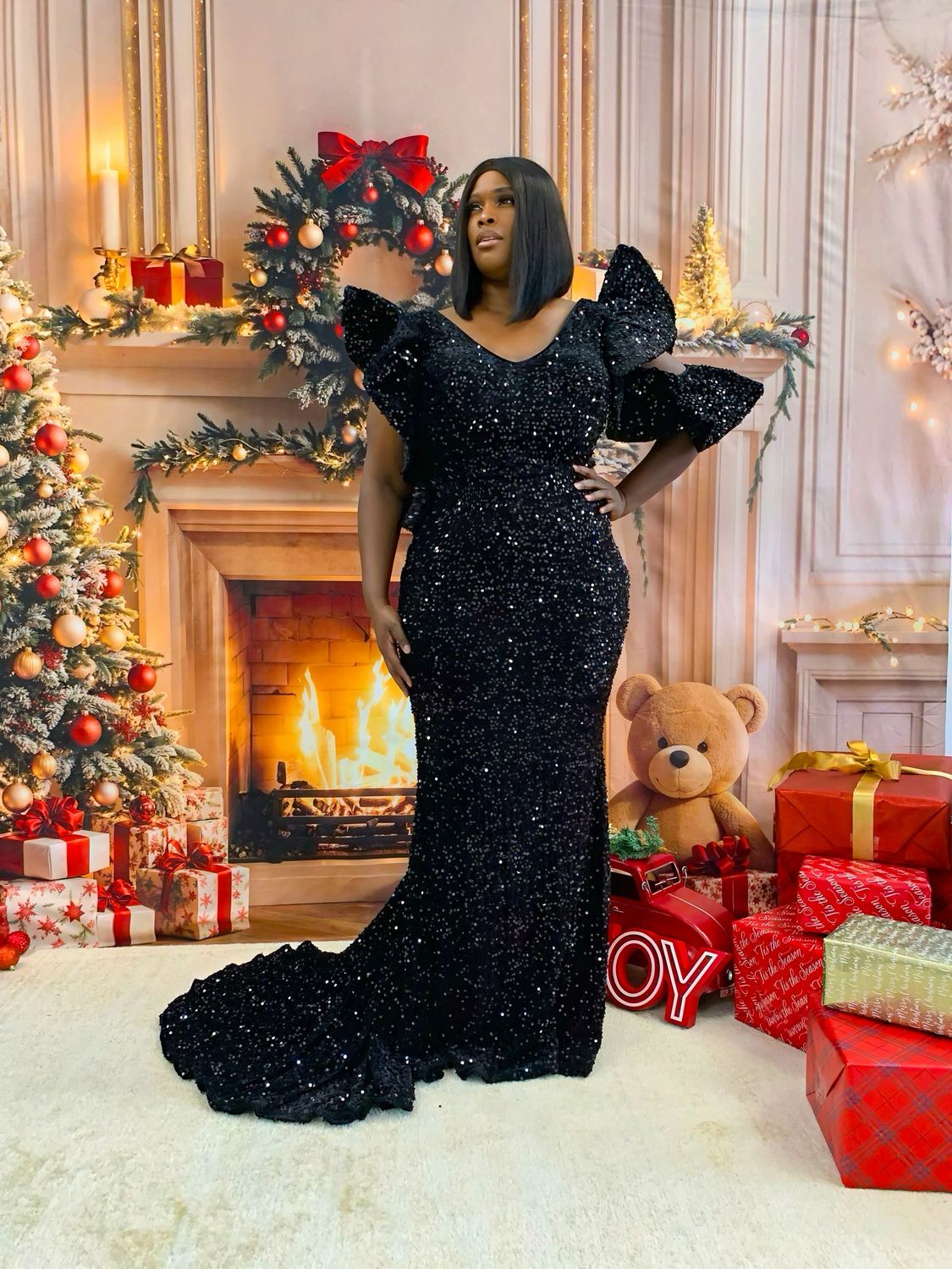 Black Starlette Gown