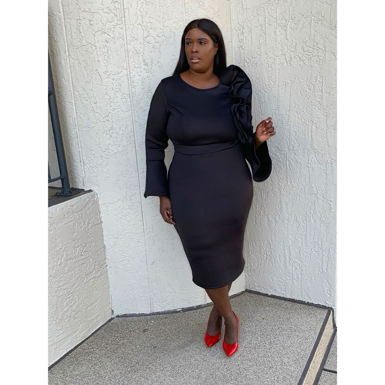 Andronicus Ruffle Dress