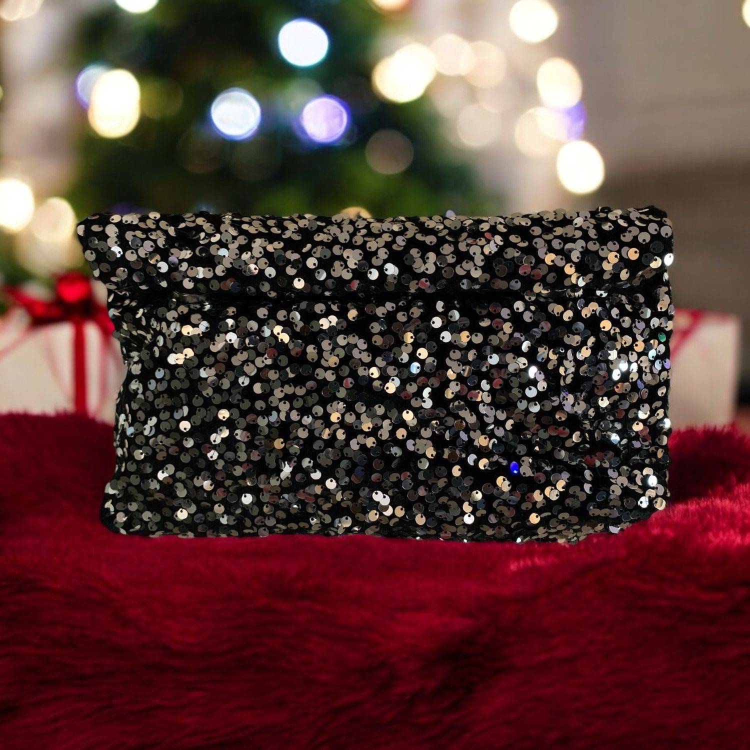 Glitz Sequin Holiday Purse