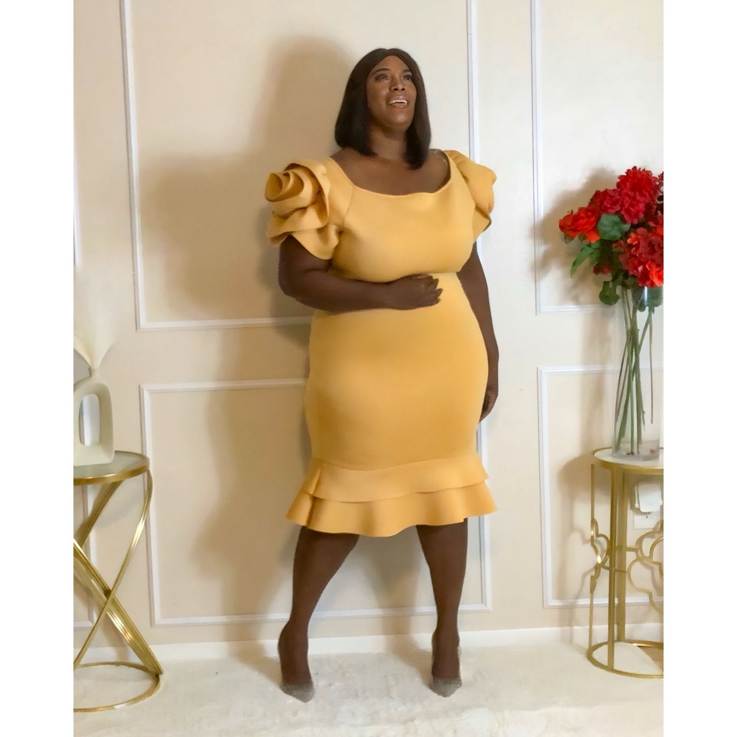 Golden Carpet Dress