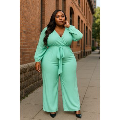 MINT EMOTION JUMPSUIT