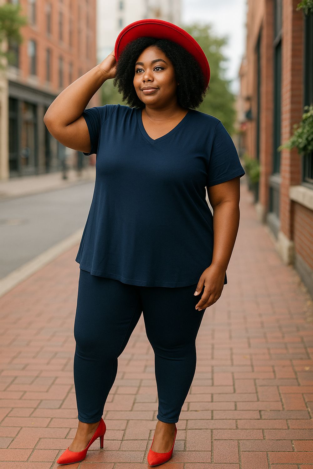 ALL AROUND NAVY SPRING SET