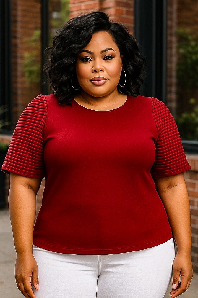 Blade burgundy Top