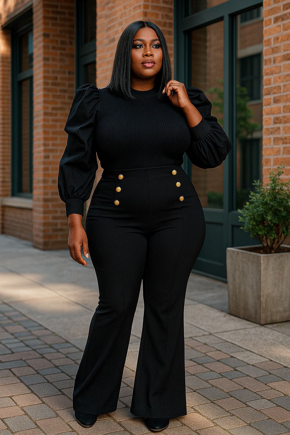 Top Tier Waisted Pants