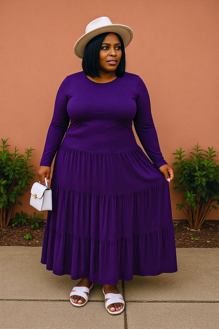 Penelope Violet Dress