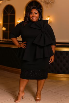 Black Bowtique Glam Dress