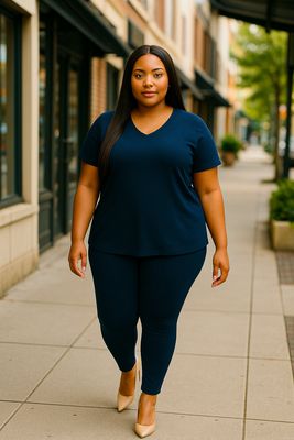 ALL AROUND NAVY SPRING SET