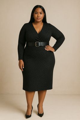 Valerie Velvet Print Dress