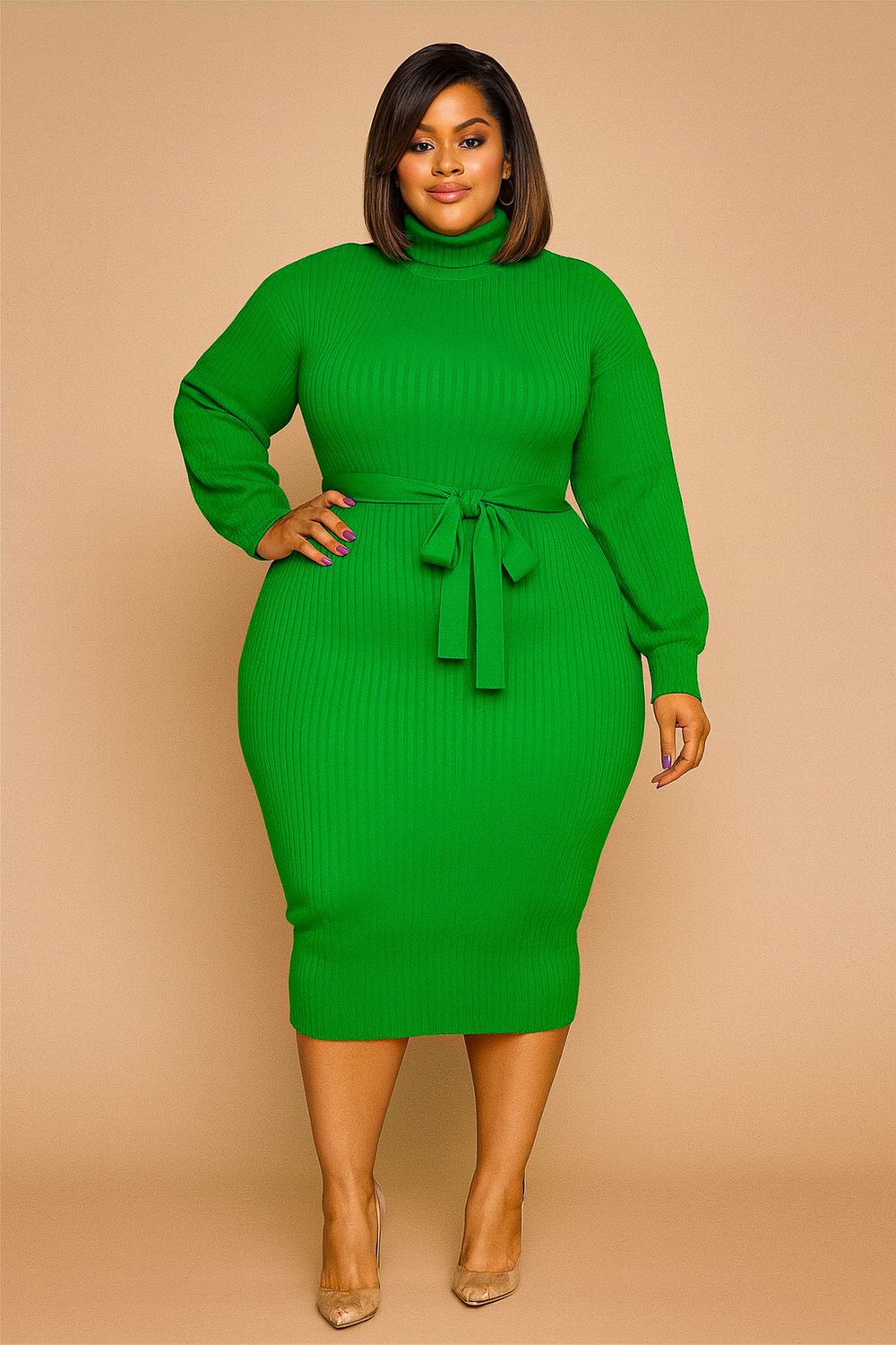 Holiday special sweater dress