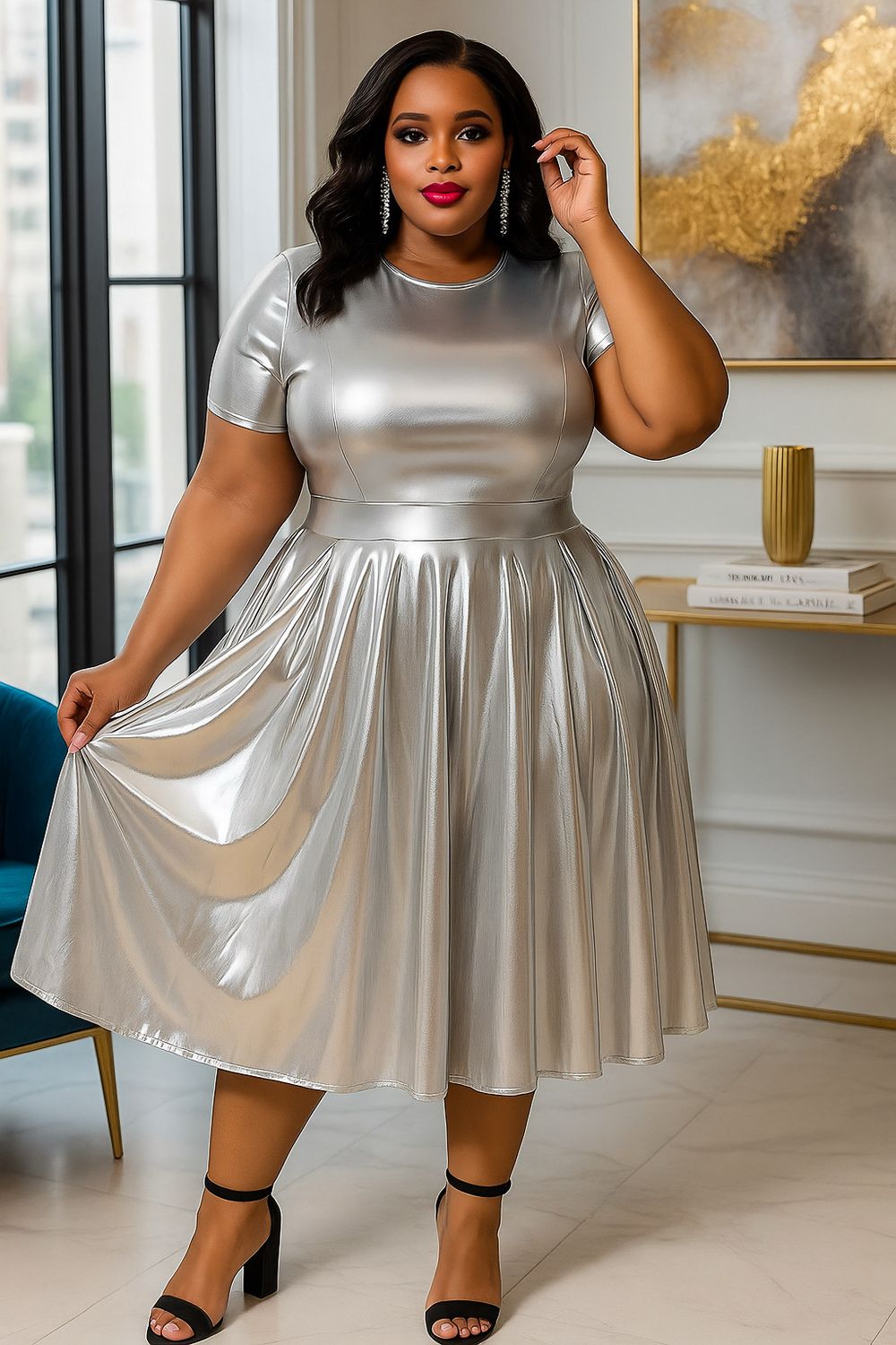 Silver Belle Dress