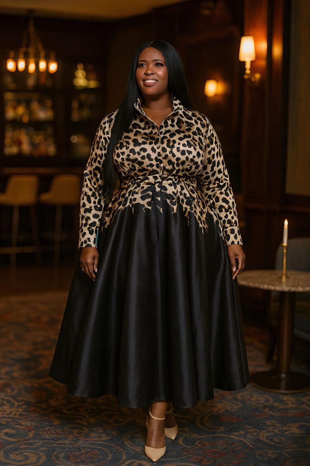 Almighty Leopard Dress