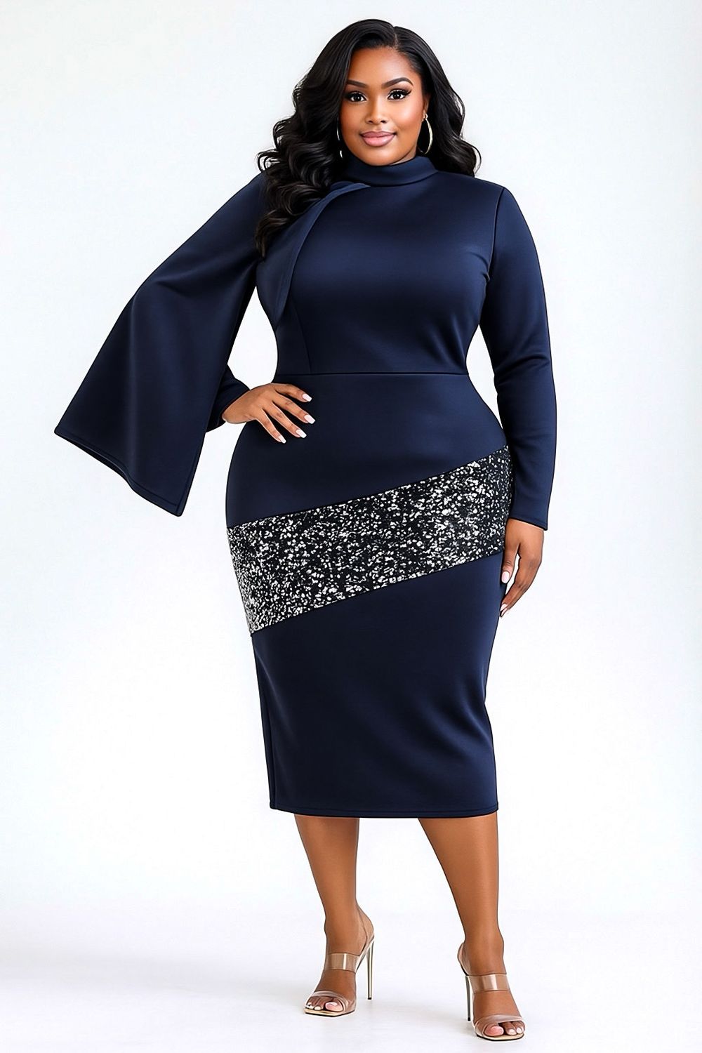 Midnight Elite Sequin Dress