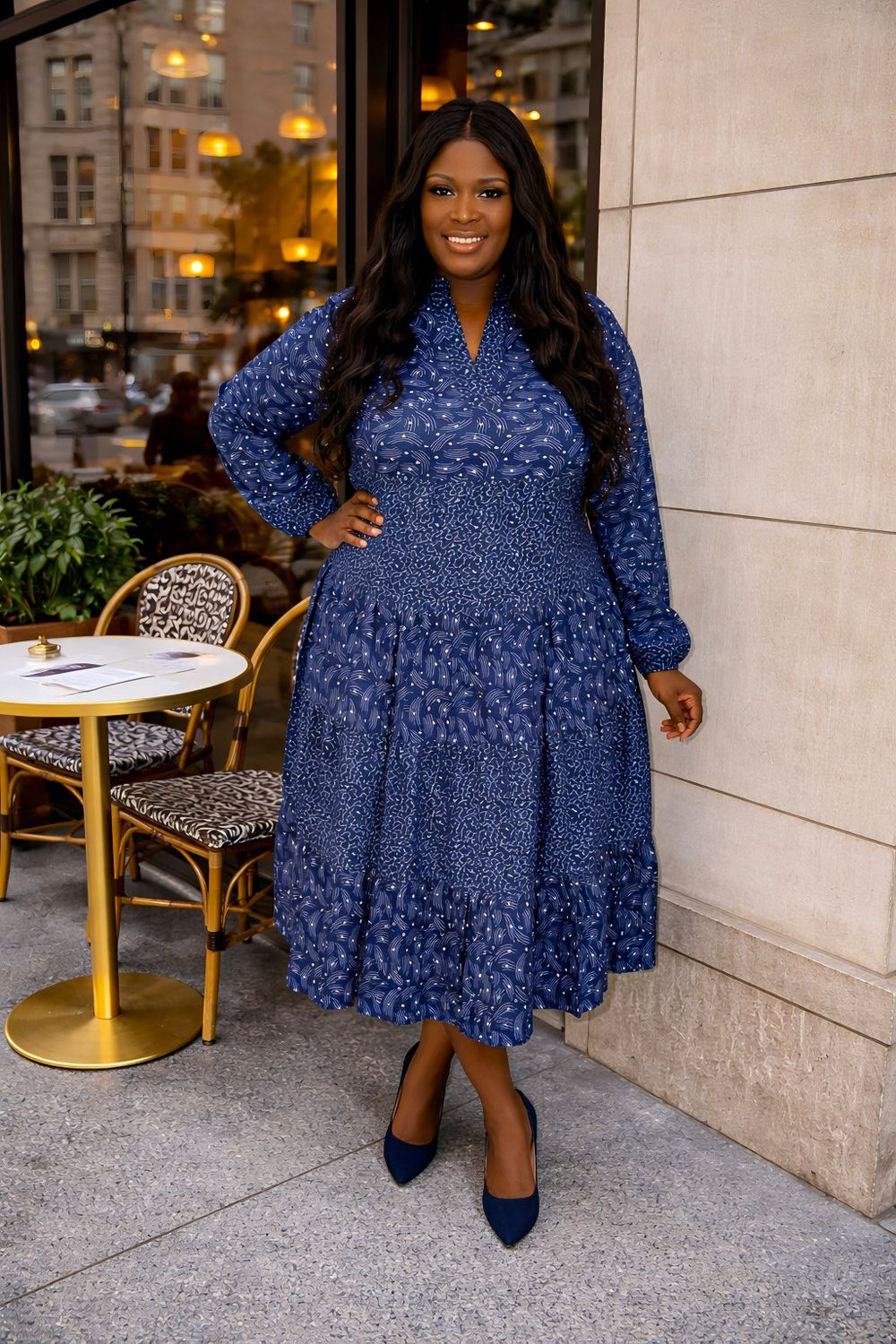 Ankara Print Dress