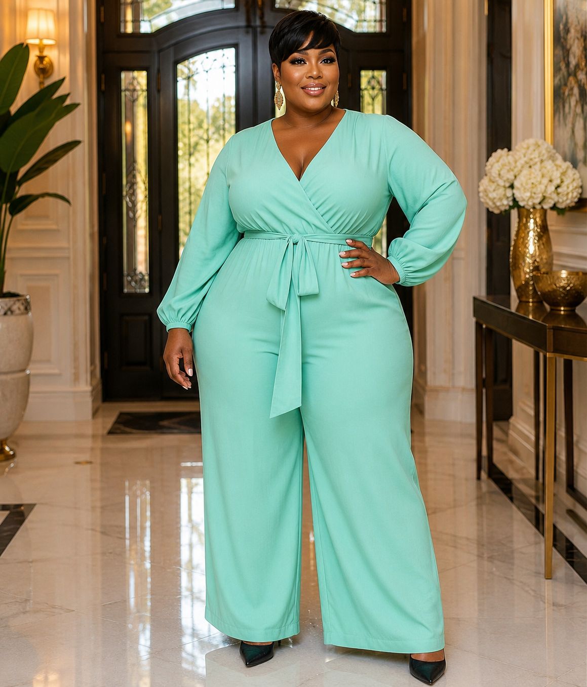 MINT EMOTION JUMPSUIT