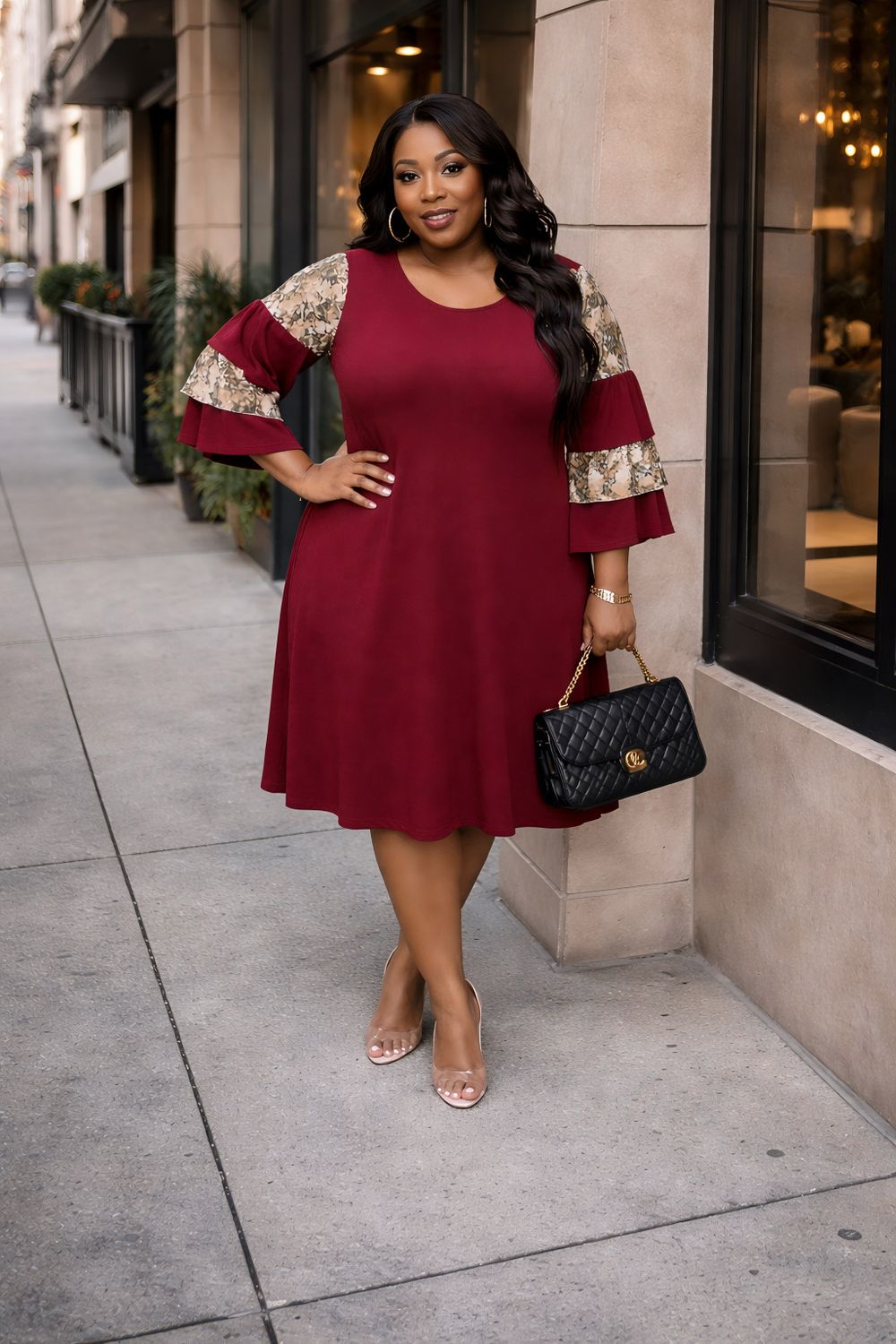 Blessed Snakeskin Dress