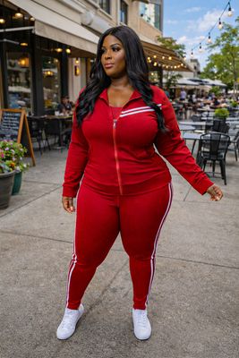 Burgundy GF Active Wear Set