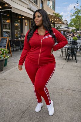 Burgundy GF Active Wear Set