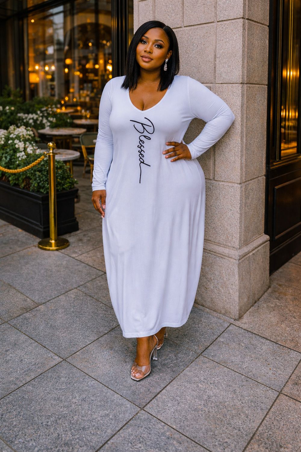 White To Blessed Dress