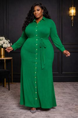 Iris Green Maxi