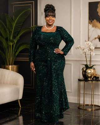 Evergreen Jolly Gown