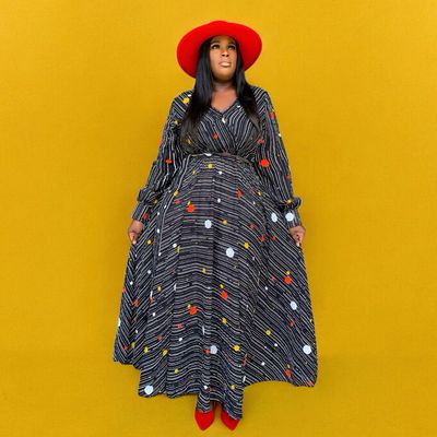 Multi Colorful Dot Dress