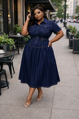 Moriah Denim Dress