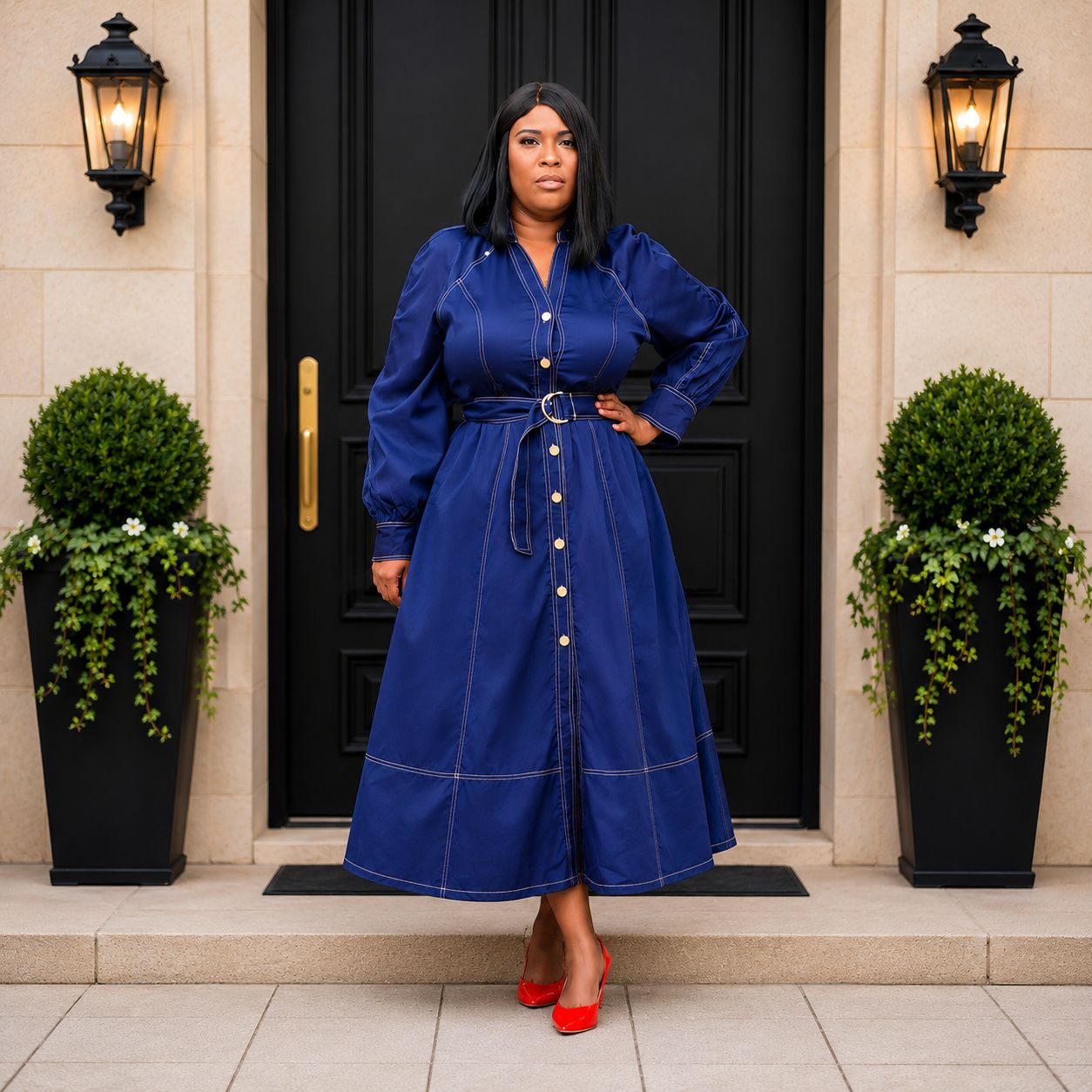 Shiloh Denim Dress