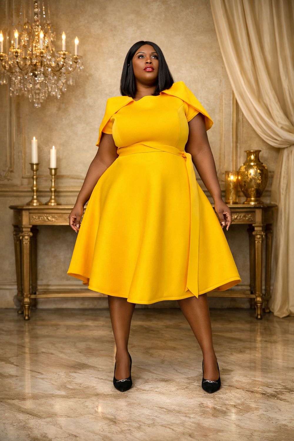 Sun-Kissed Swing Dress