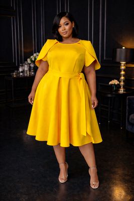 Sun-Kissed Swing Dress
