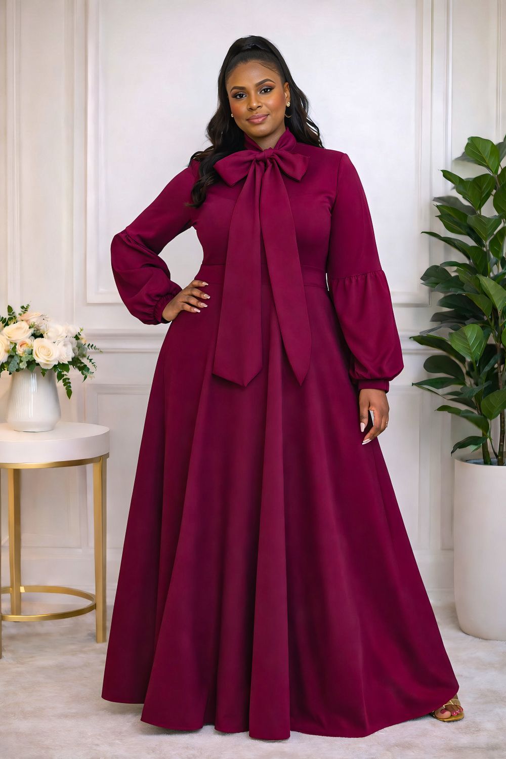 Burgundy Starletta Overflow