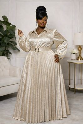 Chandelier Pleated Dress